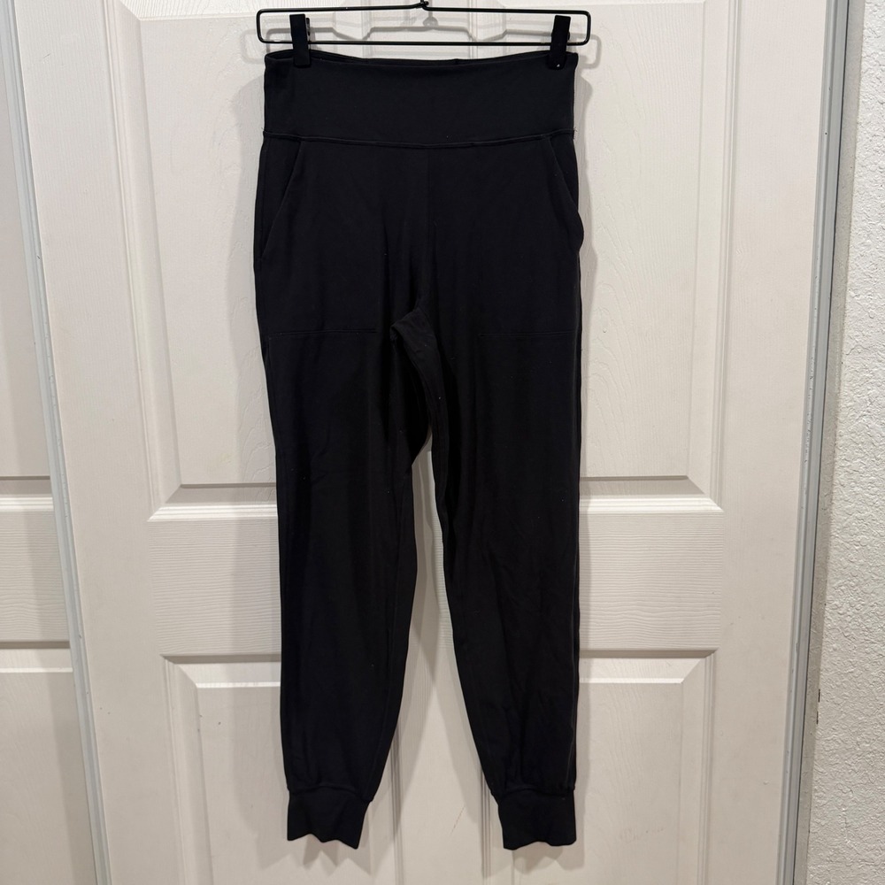 Lululemon Align Jogger Black Nulu High Rise Yoga Pants Size 6 LW5BSQS